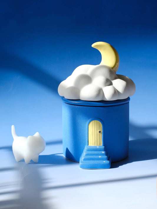 Handmade Ceramic Aesthetic Pet Memorial Urn — Cloud House Design