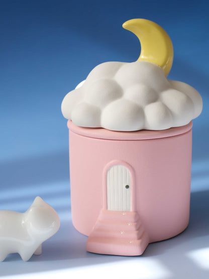 Handmade Ceramic Aesthetic Pet Memorial Urn — Cloud House Design