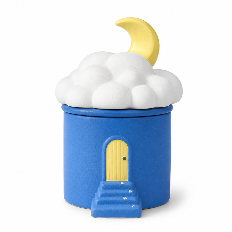 Blue Cloud Cottage Urn
